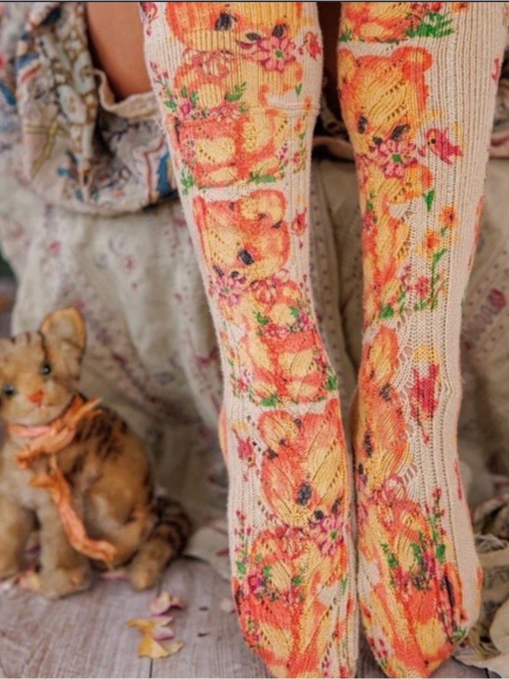 Magnolia Pearl Mister Sunshine Big Dipper OTK Socks. Sold out on website - Picture 2 of 6